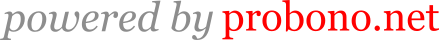 powered by probono net